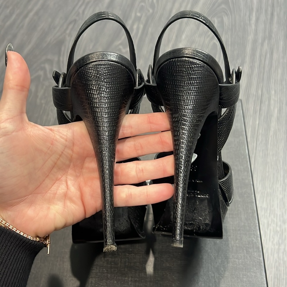 Saint Laurent Tribute Heels Black - Picture 2 of 5